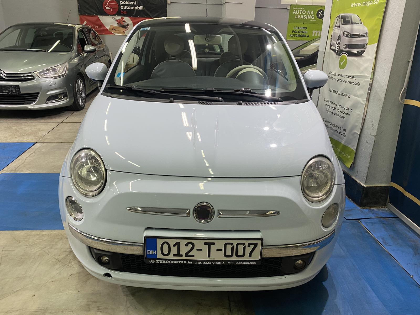 FIAT 500 1.2 , 2008 GODINA, PANORAMA, REGISTROVAN
