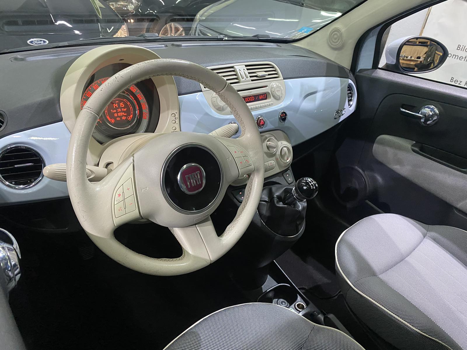 FIAT 500 1.2 , 2008 GODINA, PANORAMA, REGISTROVAN