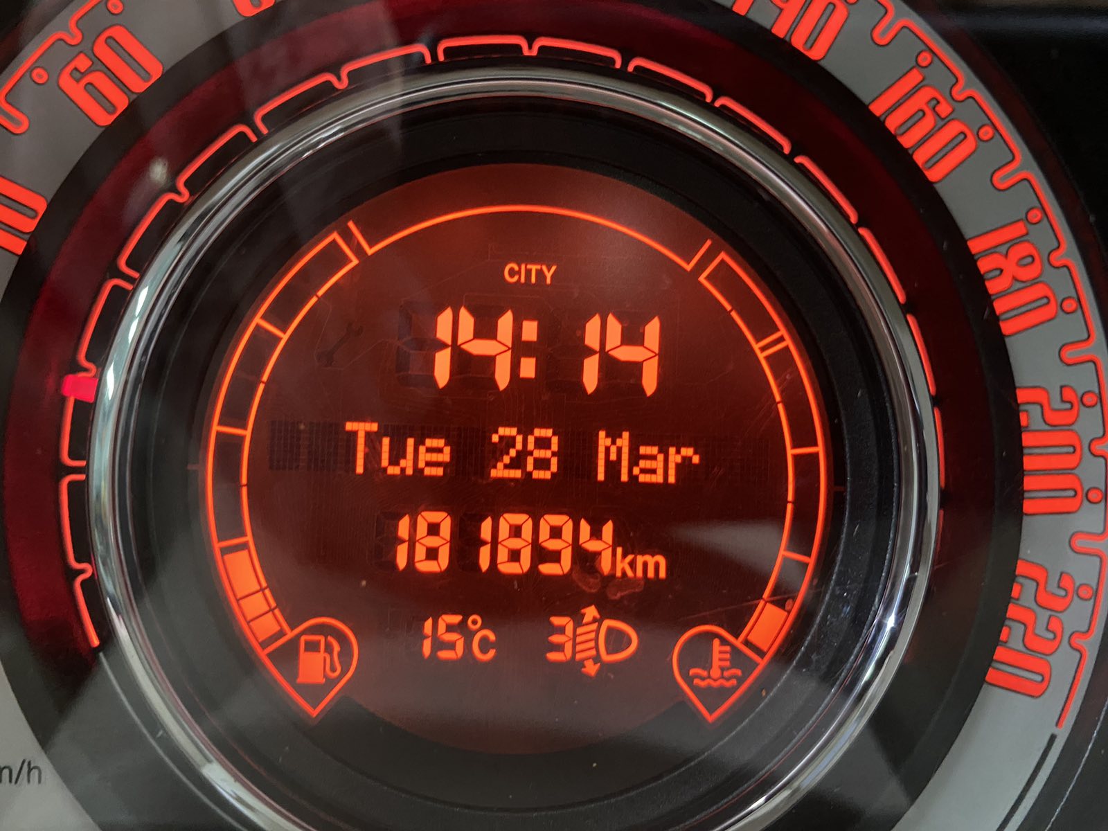 FIAT 500 1.2 , 2008 GODINA, PANORAMA, REGISTROVAN