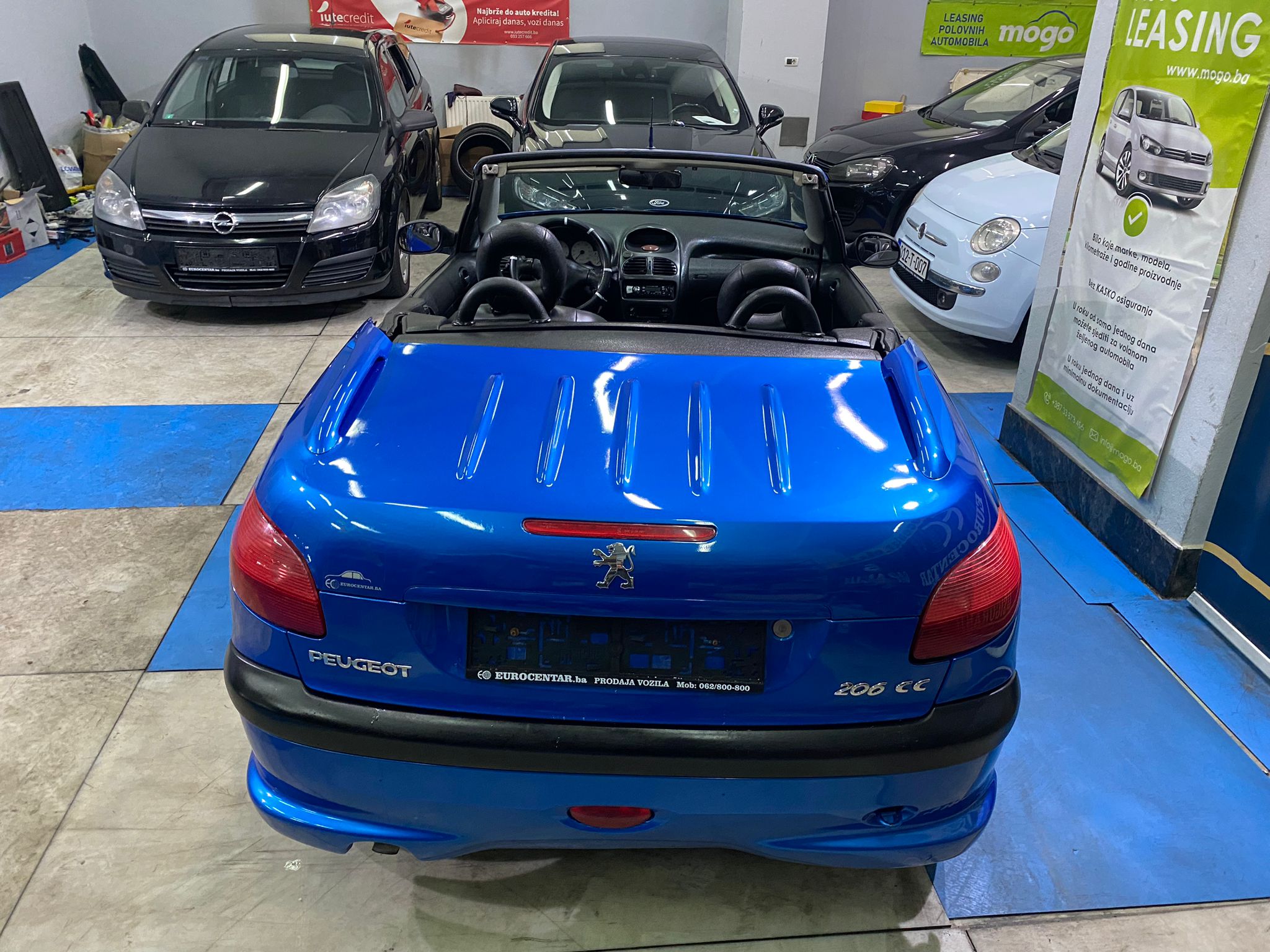 PEUGEOT 206 2.0 BENZIN, KABRIOLET,KOŽA,2001 GOD.