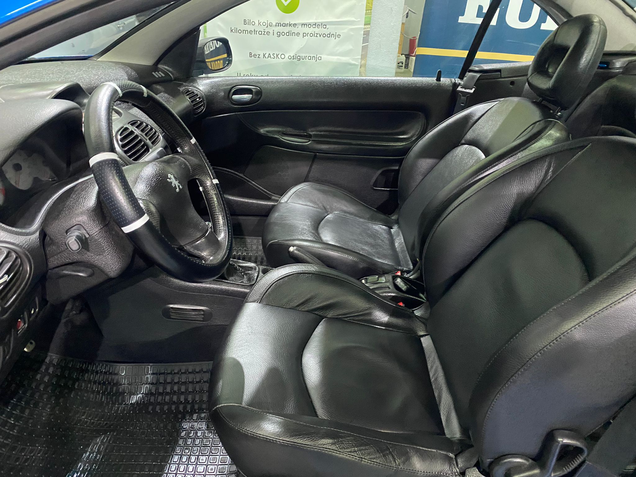 PEUGEOT 206 2.0 BENZIN, KABRIOLET,KOŽA,2001 GOD.