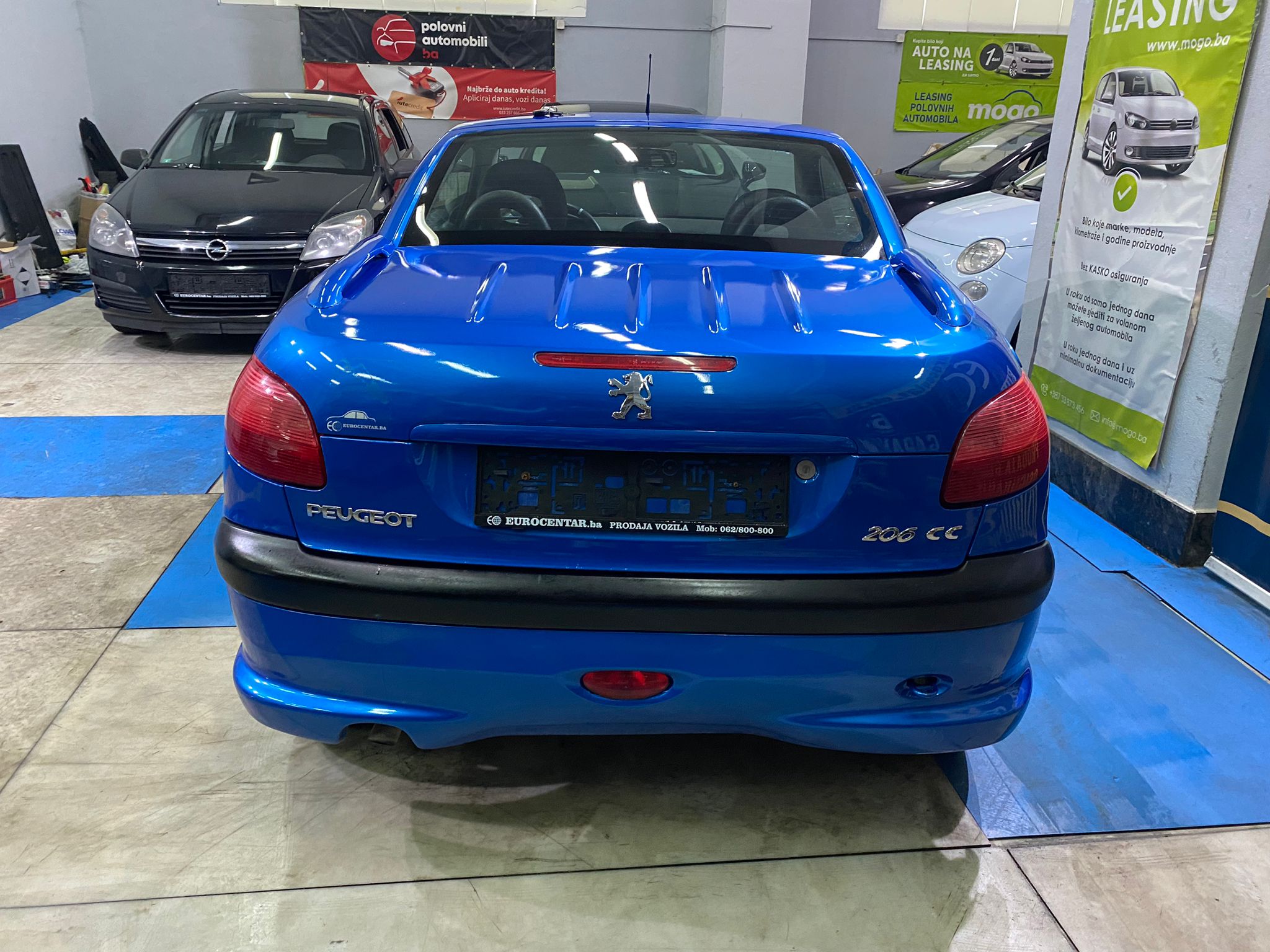 PEUGEOT 206 2.0 BENZIN, KABRIOLET,KOŽA,2001 GOD.