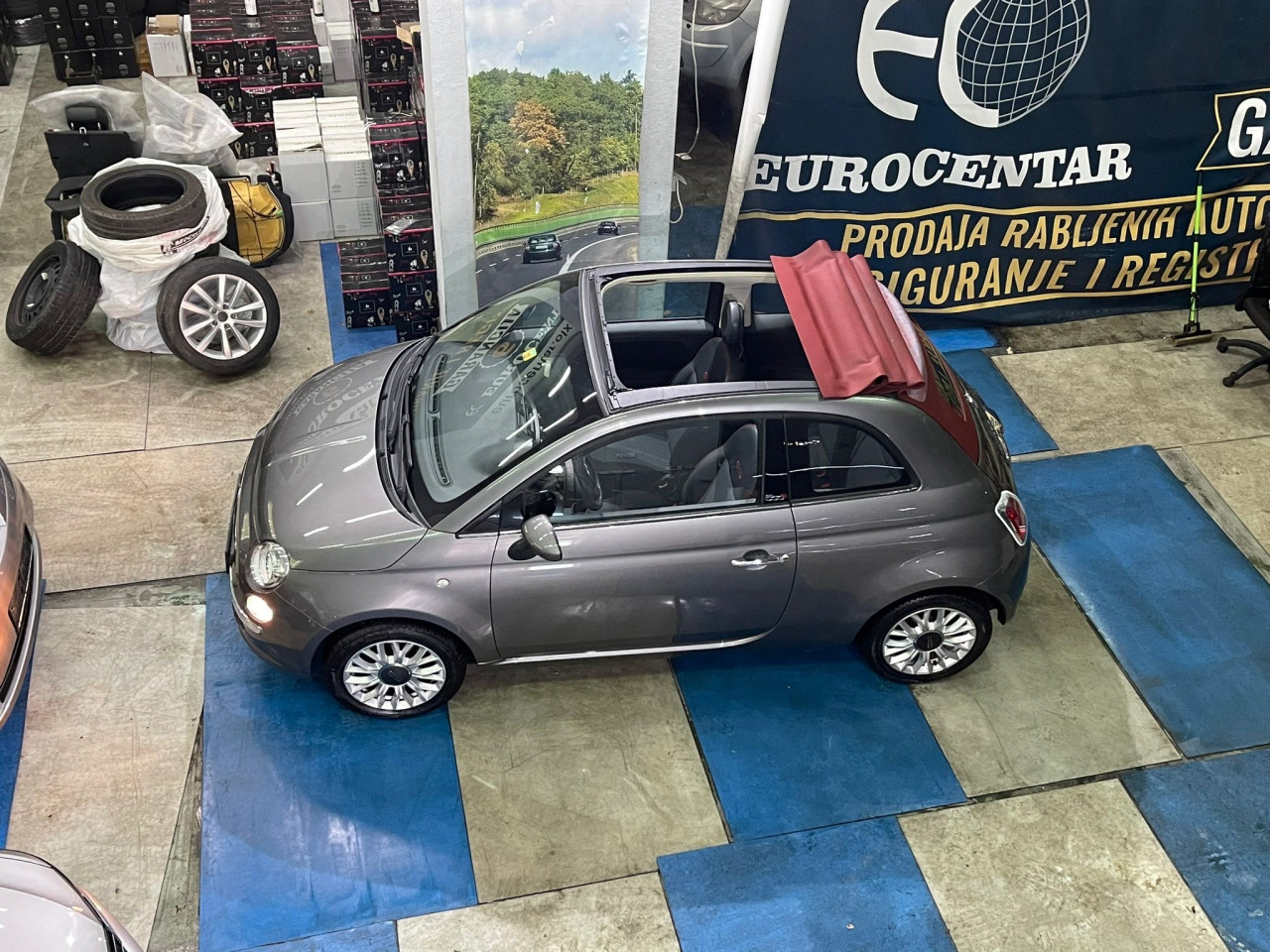 FIAT 500C 1.2L LOUNGE CABRIO, 2015 GODINA