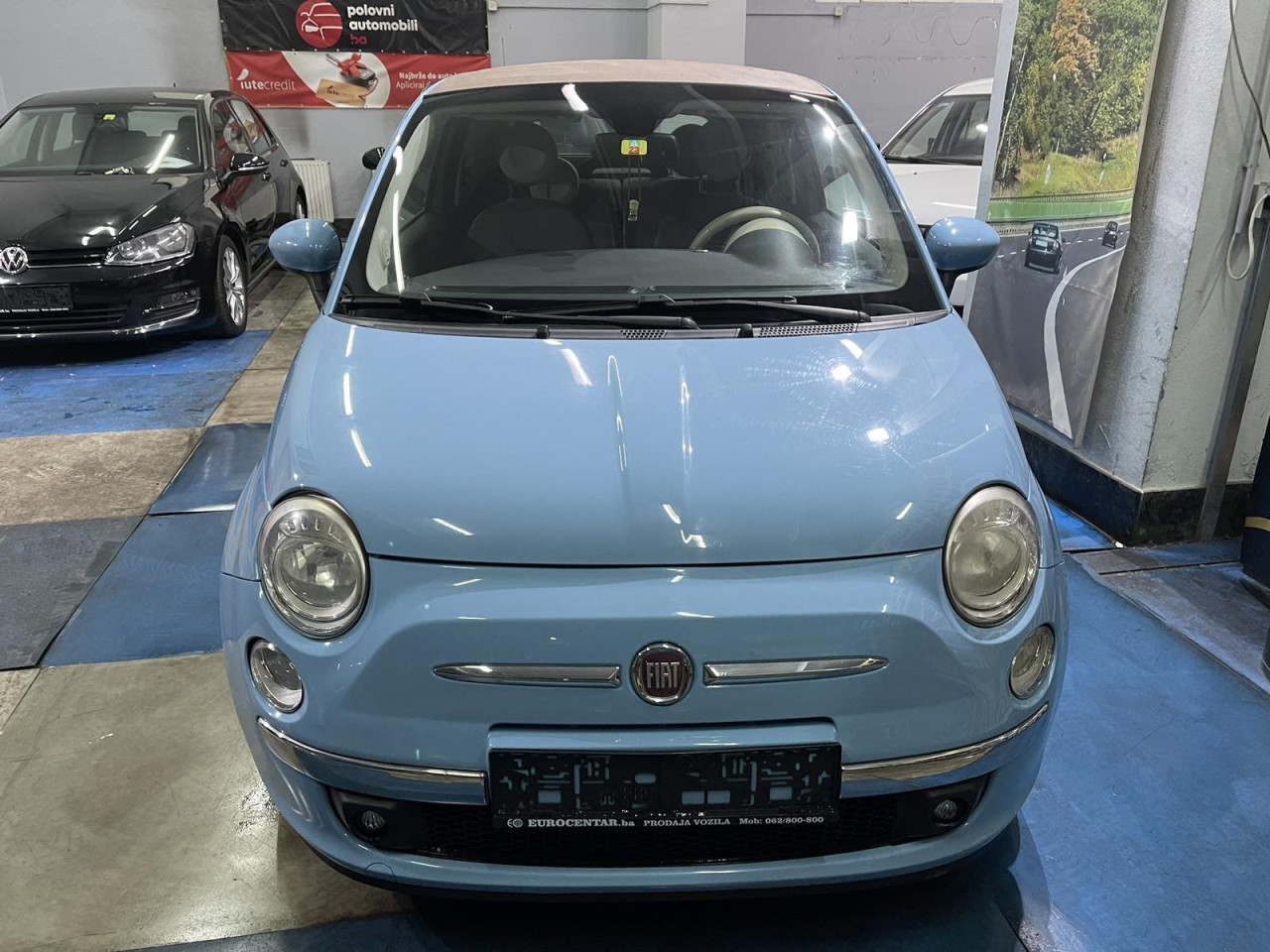 FIAT 500C KABRIO, 2012 GOD, ALU FELGE, DIGITALNA KLIMA
