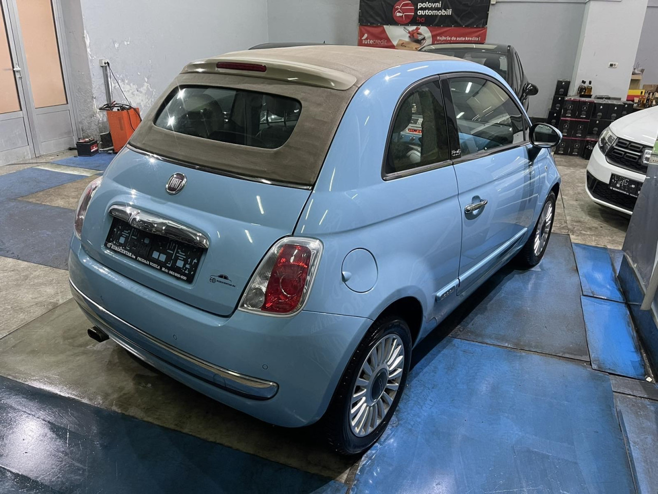 FIAT 500C KABRIO, 2012 GOD, ALU FELGE, DIGITALNA KLIMA