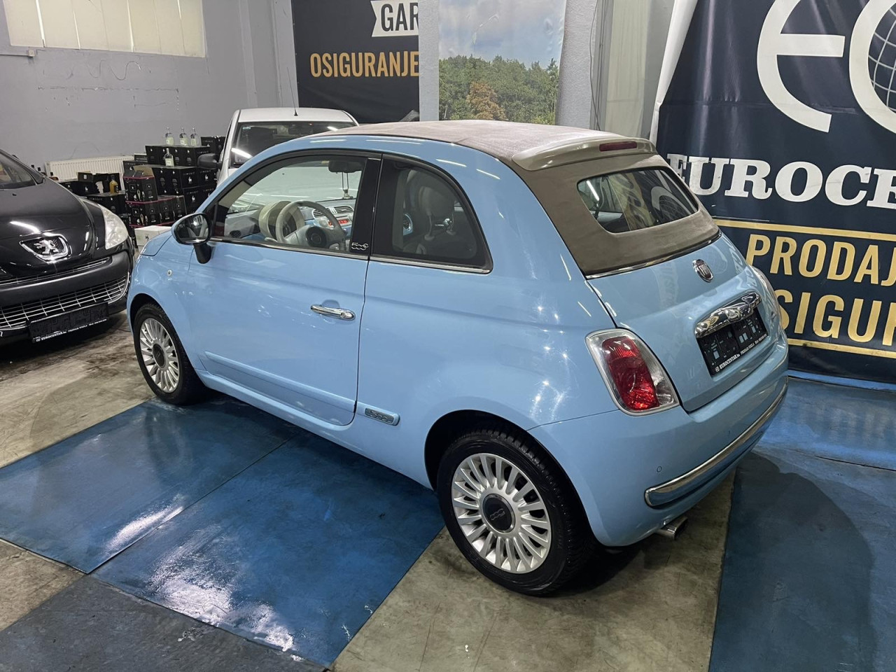 FIAT 500C KABRIO, 2012 GOD, ALU FELGE, DIGITALNA KLIMA