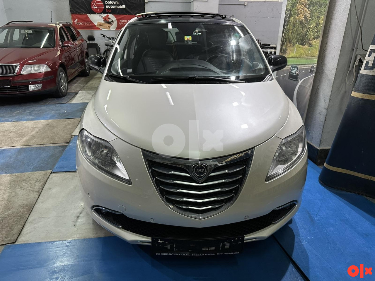 LANCIA YPSILON 1.3mJET, 2011 GOD, PANORAMA, ŠIBER