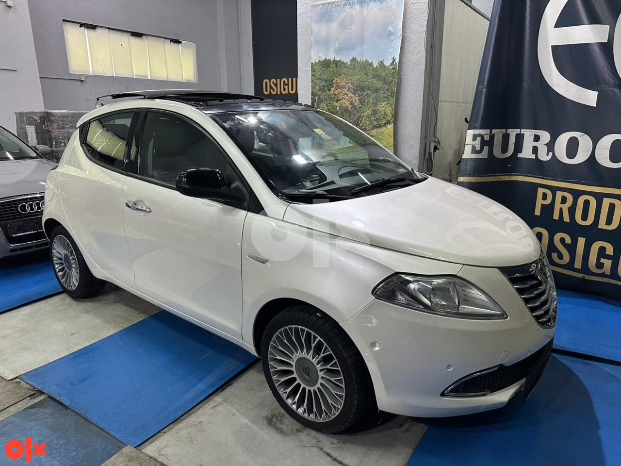 LANCIA YPSILON 1.3mJET, 2011 GOD, PANORAMA, ŠIBER