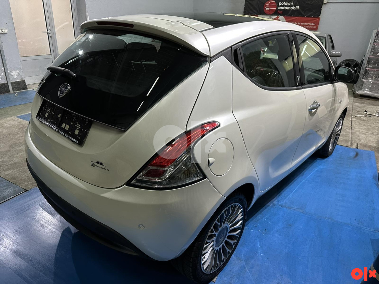 LANCIA YPSILON 1.3mJET, 2011 GOD, PANORAMA, ŠIBER